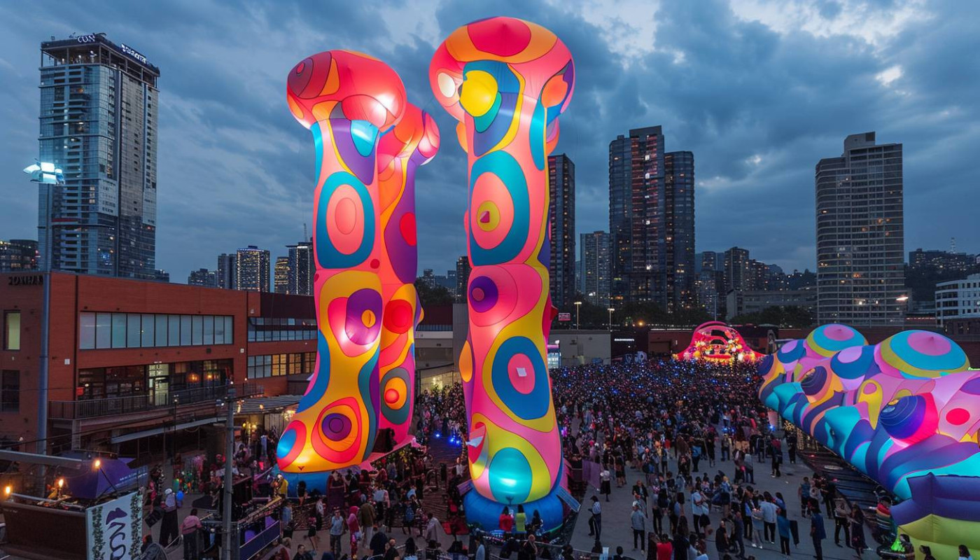 Comment la technologie des structures gonflables révolutionne la publicité événementielle